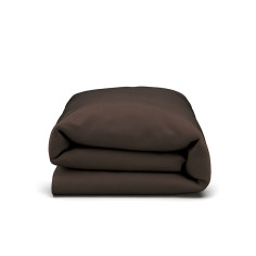 Chocolate Linen Duvet Cover