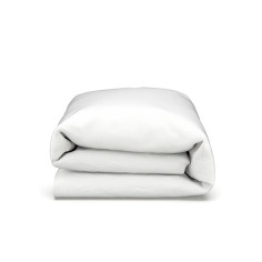 Pure White Linen Duvet Cover