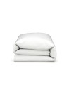 Pure White Linen Duvet Cover