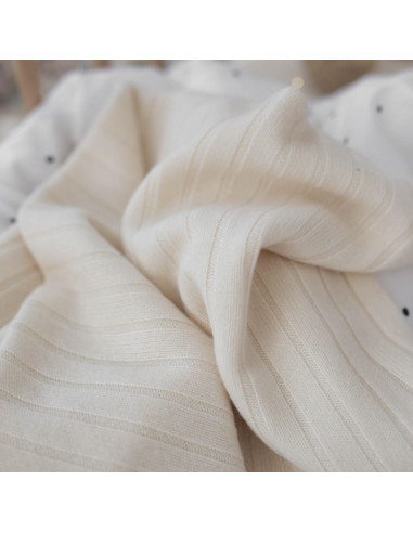 Cashmere Baby Blanket in Cream