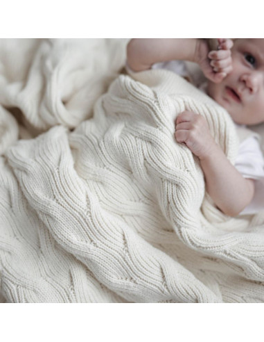 Cotton Ocean Baby Blanket