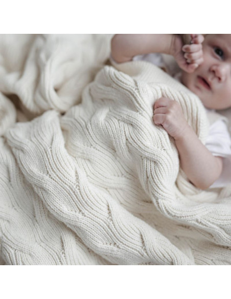 Cotton Ocean Baby Blanket