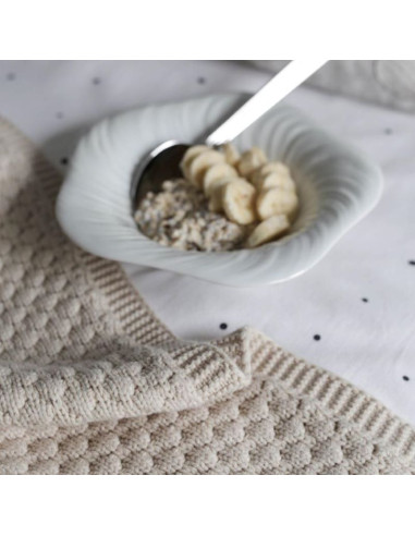 Cream Bubbles Blanket