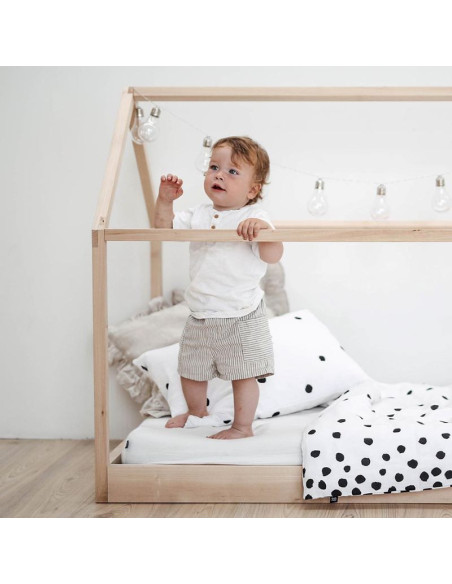 Wooden Toddler House Bed Frame