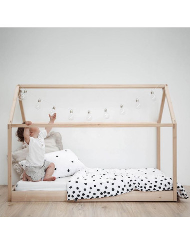 Wooden Toddler House Bed Frame