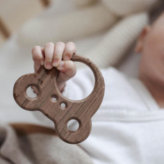 WOODEN TEETHER – CARE BEAR 2