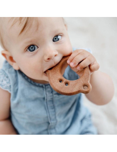 Wooden Baby Teether – Chunky Monkey