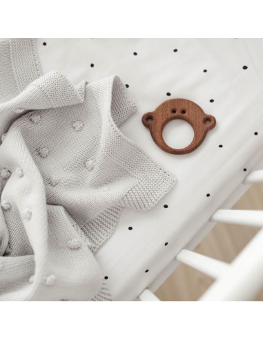 Wooden Baby Teether – Chunky Monkey