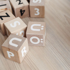 Nordic Wooden Alphabet Blocks 2