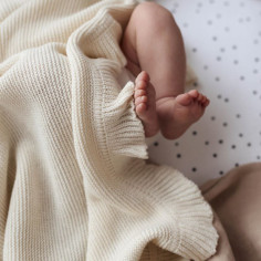 FRILL baby blanket - CREAM 2
