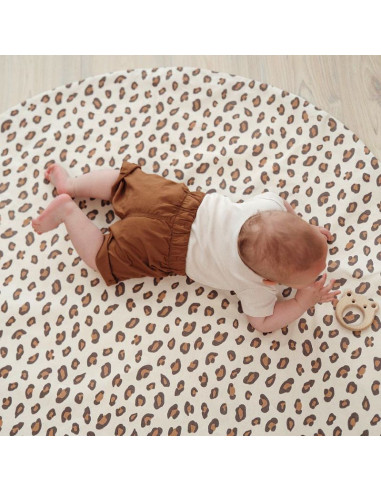 Cotton Leopard Baby Play Mat