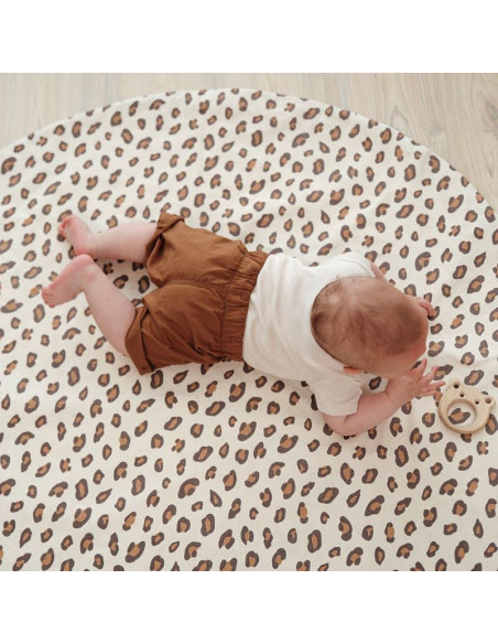 Cotton Leopard Baby Play Mat