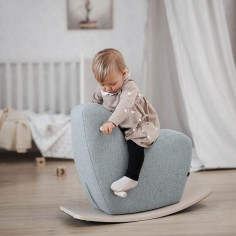 Pale Mint Toddler Rocking Horse 2