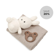 Cream Terry Miffy Popcorn Set in a Gift Box
