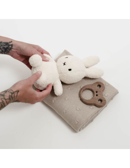 Cream Terry Miffy Popcorn Set in a Gift Box