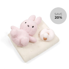 Darilni komplet pink Miffy zajček v škatli