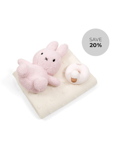 Darilni komplet pink Miffy zajček v škatli