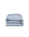 Blue Whisper Muslin Duvet Cover