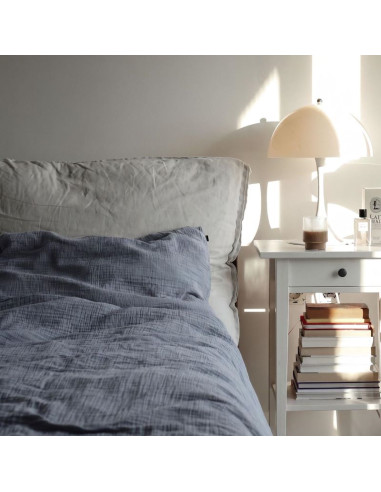 Blue Whisper Muslin Pillowcase