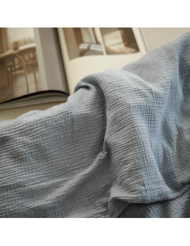 Muslin prevleka za odejo Blue Whisper