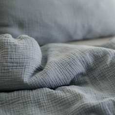 Blue Whisper Muslin Toddler Pillowcase 2